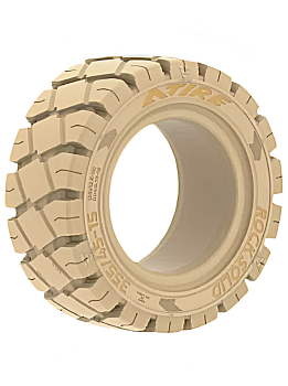 Шина цельнолитая 28x12.5-15 / 9.75-15 ROCKSOLID EASYFIT NON MARKING ATIRE (с буртом)