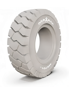 Шина цельнолитая 23x9-10 (225/75-10)/6.50F MS701+ TR NM Maxam (с буртом)