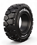 Шина цельнолитая 21x8-9 (200/75-9)/6.00E MS702 TR Maxam (без бурта)