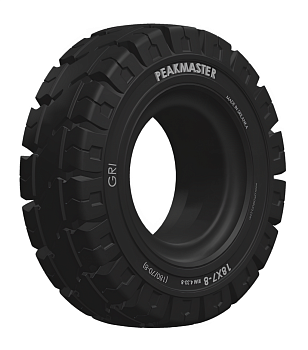 Шина цельнолитая 140/55-9/4.00 PEAKMASTER GRI (с буртом)