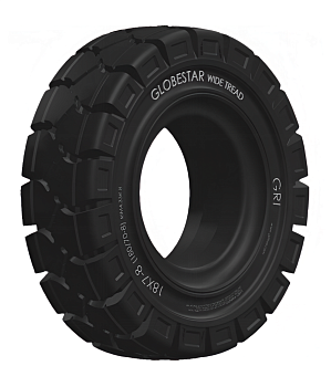 Шина цельнолитая 21x8-9/6.0 GLOBESTAR WT GRI (с буртом)